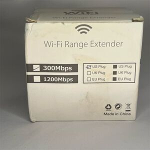 Dual-Band WiFi Range Extender 1200 Mbps Signal Booster Repeater White